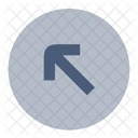 Circle Nw Arrow Icon