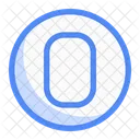 Circle O Letter Letter Sign Icon