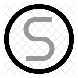 Circle s letter  Icon