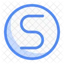 Circle S Letter Business Letter Icon