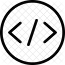 Circle Slash Parenthesis Parenthesis Browser Program Icon