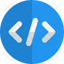 Circle Slash Parenthesis  Icon