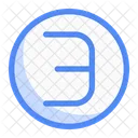 Circle Three 3 People Icon