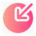 Circle Top Down Icon