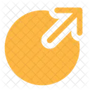 Circle Top Up Arrow Ui Icon