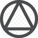 Circle Triangle  Icon