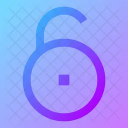 Circle-unlock-  Icon