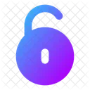 Circle-unlock-  Icon