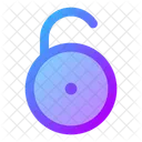 Circle-unlock-  Icon