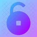 Circle-unlock-  Icon