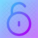 Circle-unlock-  Icon