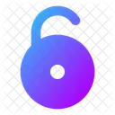 Circle-unlock-  Icon