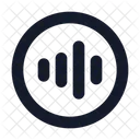 Circle-waveform-lines  Icon