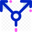 Circle Ways Two Wau Arrow Way Arrow Icon