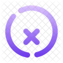 Circle X Icon