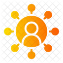 Circles Networking Share Icon