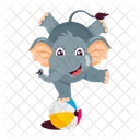 Elefante de circo  Ícone