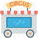 Circo Gaiola Carro Ícone