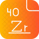 Circonio Tabla Periodica Quimica Icono