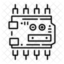 Circuit Materiel Composant Icône