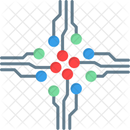 Circuit Icon - Download in Flat Style