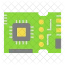 Microchip Microprocessor Chip Icon