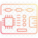 Circuit Board Microchip Microprocessor Icon