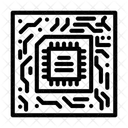 Circuit Board Quantum Icon
