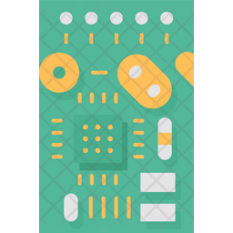 Circuit Board Icon - Download in Flat Style