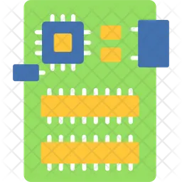 Circuit Board Icon - Download in Flat Style