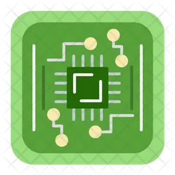 Circuit Board Icon - Download in Flat Style