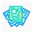 Circuit Boards Piles Icon