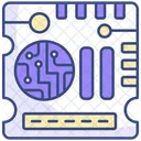 Circuit Board Microchip Microprocessor Icon