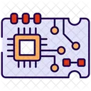 Circuit Board Microchip Microprocessor Icon