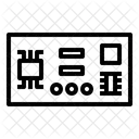 Circuit Board Microchip Chip Icon