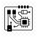 Circuit Board Microchip Microprocessor Icon