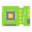 Microchip Microprocessor Chip Icon
