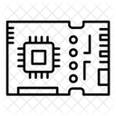 Microchip Microprocessor Chip Icon