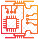 Circuit Board Microchip Microprocessor Icon
