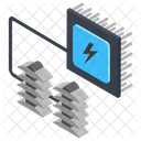 Circuit Dalimentation Circuit Infrastructure De Circuit Icône