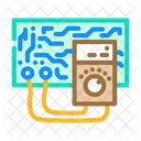 Circuit Diagnostic Carte Icône