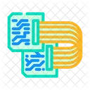 Flexible Circuit Carte Icône