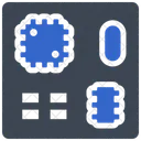 Circuit Board Ic Icon