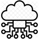 Circuit Nuage Icône