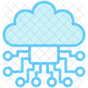 Circuit Cloud En Ligne Donnees Icône