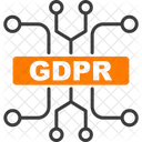 Circuit Gdpr Gdpr Vie Privee Icône