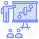 Circuit Training Duotone Line Icon Icon