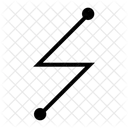 Circuit Lightning Line Circuit Zigzag Ai Line Circuit Line Icon