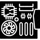 Circuitboard Motherboard Computer Icon