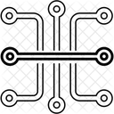 Circuito Circuito Eletronico Componentes Eletronicos Ícone